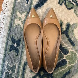 Used Tory Burch Nude Flats Sz 9.5